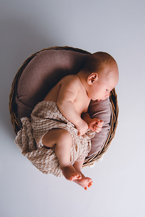 Baby Foto Farbe und Schattierung Korrektur